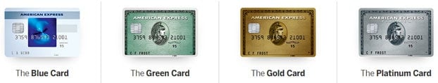 American Express charge cards