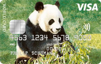 Visa World Card Panda